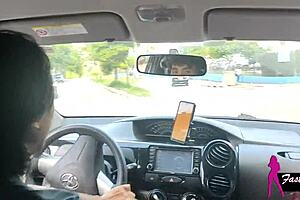 Showed my ass on the street and the delivery guy sucked me in the car