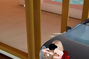 This putita hermosa is ready for action in imvu