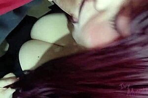 omg my chubby goth wife just sucks dick so good and takes that cumshot right on her face with those big natural tits bouncing