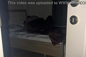 real homemade couple kisses passionately during missionary pussy fucking