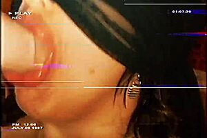 fat housewife slut straps into bdsm toys for shaved pussy sex tape pounding