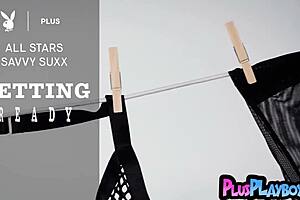 i can't get enough of this amazing blonde exposing her hot body post-lingerie pose