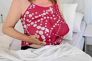 Granny's Futanari Cock Explodes Massive Cumshot Secret!