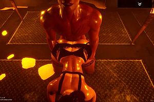 curvy white milf shey slutty dress chases big black cock for interracial facial