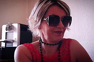 stepmom shares first-time sex tips with stepson before full anal creampie in subtitled video.