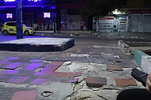 i lock myself in with this hot brunette offering cash for fun