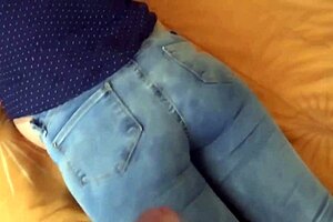 stepmom cums twice hard from masturbation then i blast load on her hairy pussy big ass