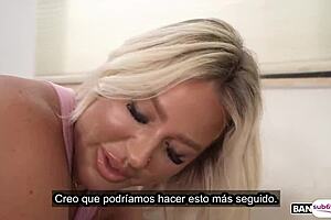 StepMom Craves More Than Just A Massage! Sub Español