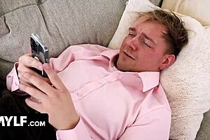 Hot Blonde Milf In Risky Business XXX Parody!