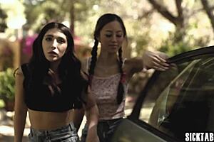 horny milf kenna james licks petite teen jane wilde pussy passionately