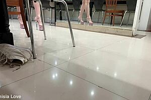 Artemisia Love Strips In Sexy High Heels Tease