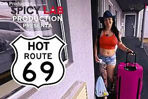 busty exhibitionist woman spotted flashing and fucked hard on abandoned bridge pov