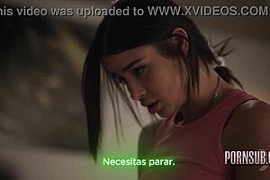 seductive latina stepmom tempts stepson into creampie taboo with her big natural tits