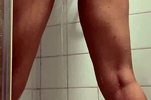 check out my petite arab shower tease