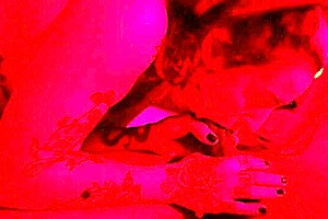 hot tattoo girl fucked rough in redroom damn