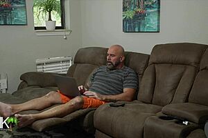 ghostface halloween handjob gets super sloppy in part one of three homemade fun