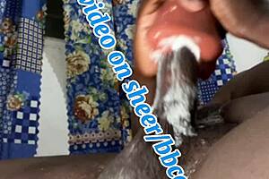 bbc slams deep on vacation creampie finish with sextoy action included