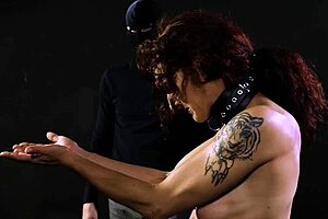 that abandoned skinny redhead slave takes brutal whipping pain! 😩