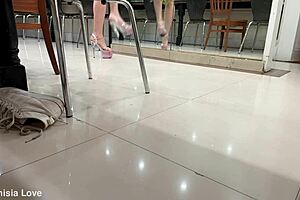 Artemisia Love Strips In Sexy High Heels Tease