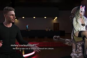 Golden Boy 32 Busty Milf Chokes on Huge Dildo