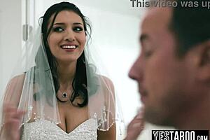 petite bride's big ass milf rides ex's monster cock pre-wedding