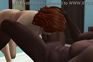 i couldn't resist cheating as redhead milf on sims fucks monster bbc