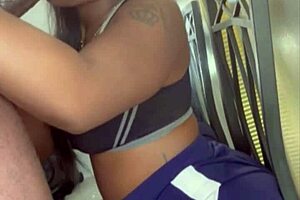 stepmom slurps 11-inch brown monster cock like a taboo pov cum dream 😍💦