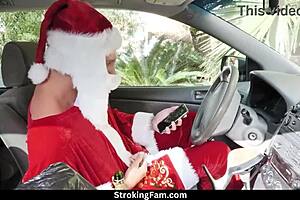 Charlotte Sins hosts wild Christmas family orgy with Rion King Quinton James