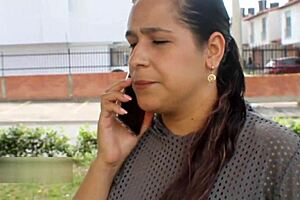 stepsister caught with other men pays silence with special fuck session in spanish porn