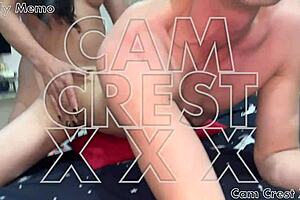 frottage turns into wild anal creampie with shemale slut