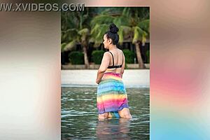 tropical nights tempt bodybuilder babe into panty seduction