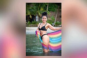 tropical nights tempt bodybuilder babe into panty seduction