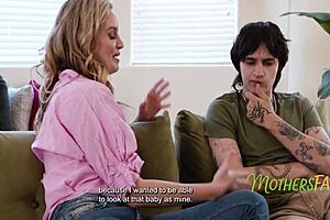 blindfolded stepmom charlie forde bred rough doggystyle creampie