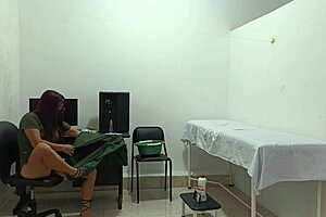 BLIND PATIENT HEARS HORNY NURSE'S LOUD MASTURBATION MOANS!