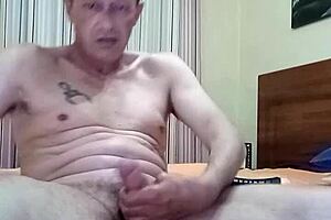 mature slut fingers pussy and gets spanked hard