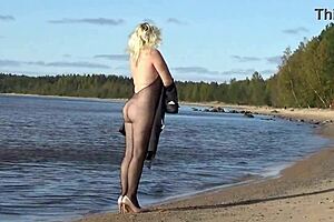 strutting in fishnet bodystocking 😍 sexy milf legs on display 🔥