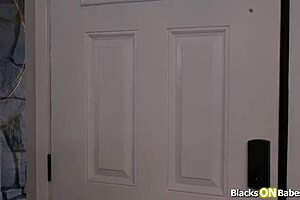 Blonde Wife Takes Black Neighbor's Monster Cock Deep in Pussy