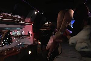 myla and rita suck cock before car pussy pounding