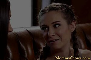 busty stepmom teen threesome lesbian lick fest