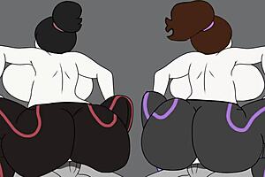 Milf Ass Anal Training with Monster Cock