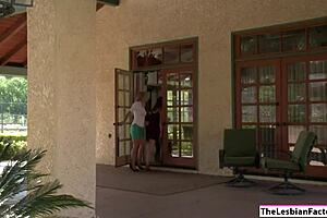 alexis fawx seduces hot teen into steamy lesbian play