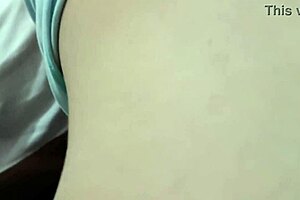 zamira's gym ass licked by stepson then footjob finish