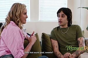 blindfolded stepmom charlie forde bred rough doggystyle creampie