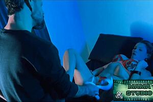 mama lu's latina milf ass flashes craving bbc son's intense first creampie