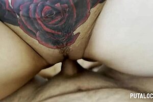 Voluptuous tattooed spanish nadja hot chats then swallows torbe's cum putalocura