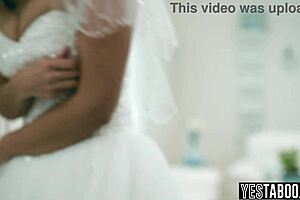 petite bride's big ass milf rides ex's monster cock pre-wedding