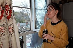 stepsis lights up a cigarette and teases with her mature asian fetish vibes... what's she craving next?