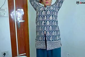 newlywed wife screams in pain from brutal 69 fuck with huge cock in hindi!