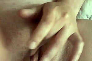 she slides dildo deep inside then fingers to intense orgasm
