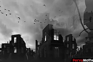 desperate pervy mom savanah storm squirts hard with joshua lewis post-apocalypse